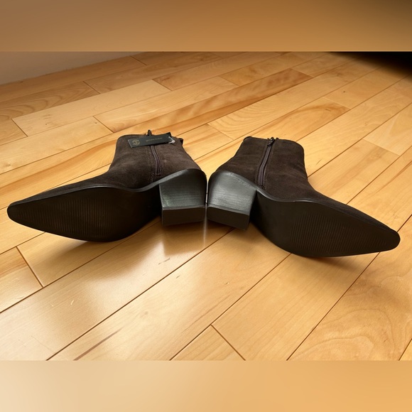 House of Harlow 1960 NWT Brown Suede Ankle Boots Sizes 6.5 - Picture 6 of 11